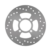 EBC Round D-Series Scooter Brake Rotor for 2002-2013 SUZUKI UH 125 Scooter Series Silver Stainless Steel Rear One Piece (Fixed)