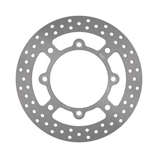 EBC Round D-Series Scooter Brake Rotor for 2002-2003 SUZUKI AN 650 Scooter Series Silver Stainless Steel Front One Piece (Fixed)