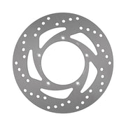 EBC Round D-Series Scooter Brake Rotor Scooter Series Silver Stainless Steel Front One Piece (Fixed)