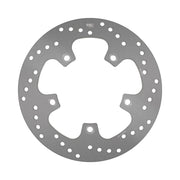 EBC Round D-Series Scooter Brake Rotor for 2004-2019 SUZUKI AN 650 Scooter Series Silver Stainless Steel Rear One Piece (Fixed)