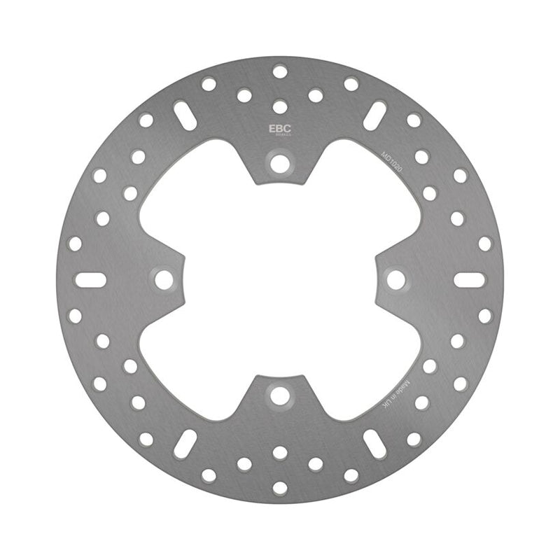 EBC Round HPSR solid brake rotor HPSR Series Silver Stainless Steel Rear One Piece (Fixed)