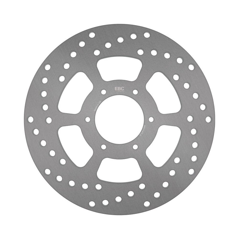 EBC Round HPSR solid brake rotor for 1989-2000 HONDA HPSR Series Silver Stainless Steel Front One Piece (Fixed)