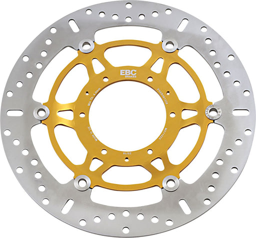 EBC MD Series Pro-Lite Contour X Brake Rotor for 2001-2021, 2023-2026 HONDA Polished Yellow Front Two Piece (Floating) Steel