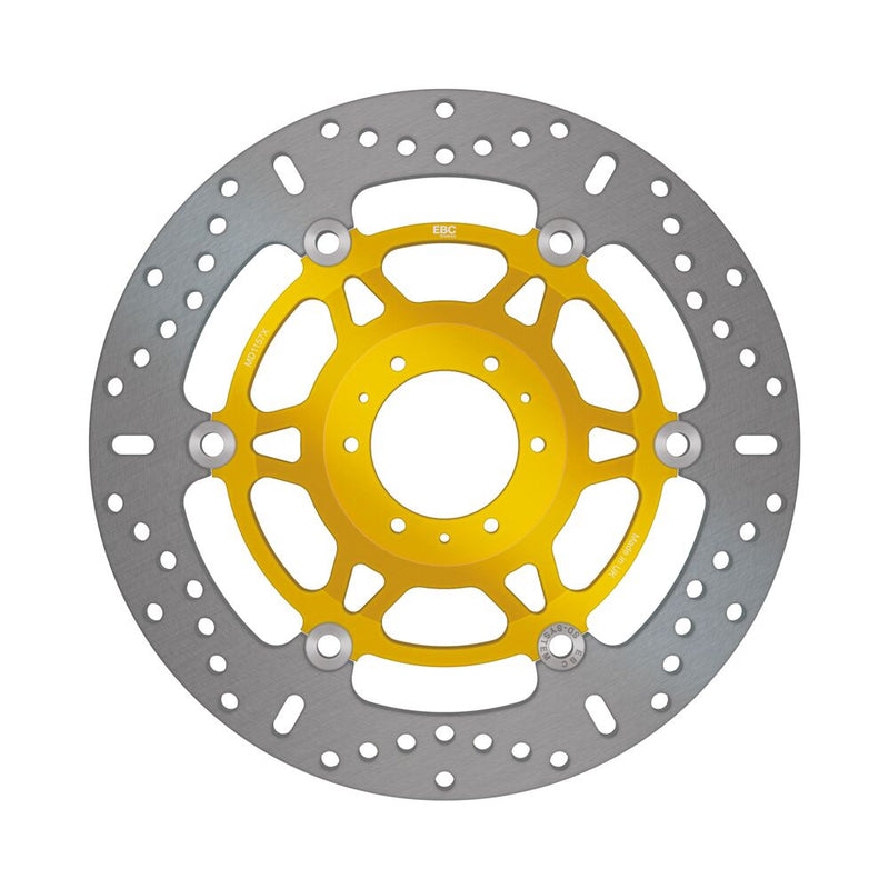 EBC X-Series Brake Rotor for 2002-2014 HONDA X Series Gold Silver Front Two Piece (Floating) Aluminium Alloy Stainless Steel