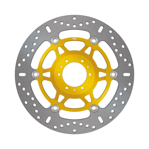 EBC X-Series Brake Rotor for 2002-2014 HONDA X Series Gold Silver Front Two Piece (Floating) Aluminium Alloy Stainless Steel