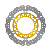 EBC Contour X Series Brake Rotor for 2005-2018 YAMAHA XC Series Gold Silver Full-Floating Front Two Piece (Floating) Aluminium Alloy Stainless Stee...