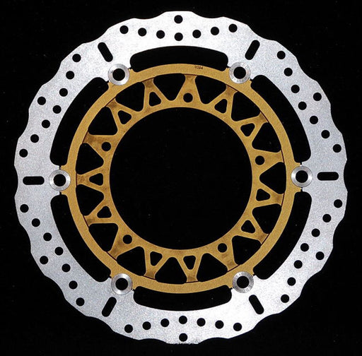 EBC Contour X Series Brake Rotor for 2007-2014 YAMAHA YZF-R1 1000 XC Series Gold Silver Front Two Piece (Floating) Aluminium Alloy Stainless Steel...