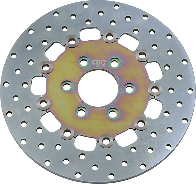 EBC MD Series Pro-Lite Brake Rotor for 2000-2003 SUZUKI VL 1500 LC Pro-Lite Series Silver Rear Two Piece (Floating) Stainless Steel