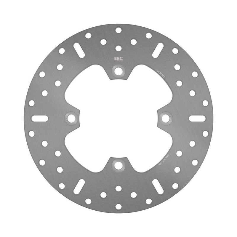 EBC Round HPSR solid brake rotor for 1999-2004 KAWASAKI ZR-7 HPSR Series Silver Stainless Steel Rear One Piece (Fixed) Zinc