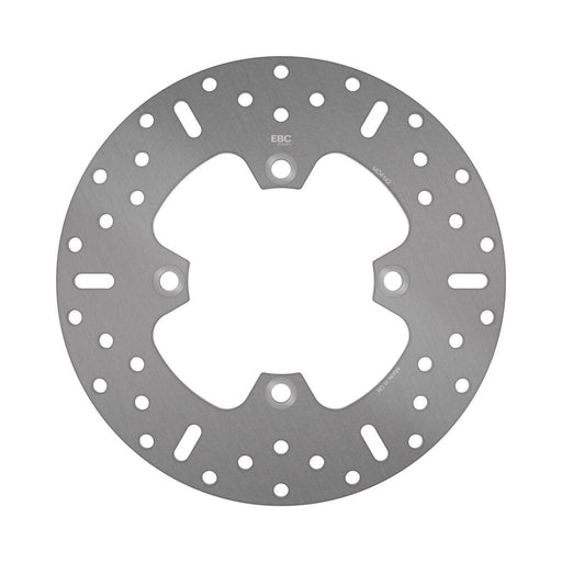 EBC Round HPSR solid brake rotor for 1999-2004 KAWASAKI ZR-7 HPSR Series Silver Stainless Steel Rear One Piece (Fixed) Zinc