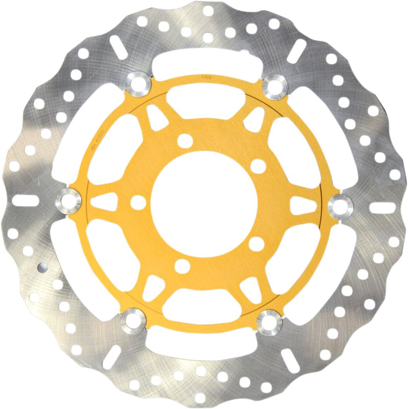 EBC Pro-Lite XC Contour Brake Rotor for 2006-2025 KAWASAKI XC Series Gold Silver Front Two Piece (Floating) Stainless Steel
