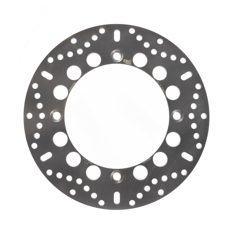 EBC Round D-Series Fixed Offroad Brake Rotor for 1988-2009, 2012-2021 HONDA D Series Silver Stainless Steel Front One Piece (Fixed) Zinc