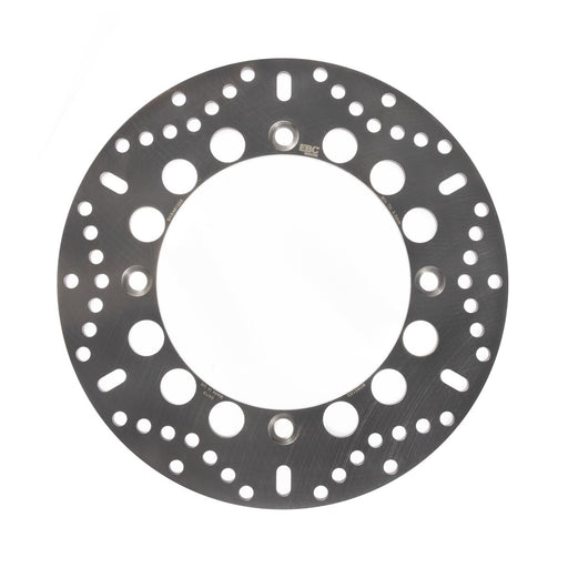 EBC Round D-Series Fixed Offroad Brake Rotor for 1988-2009, 2012-2021 HONDA D Series Silver Stainless Steel Front One Piece (Fixed) Zinc