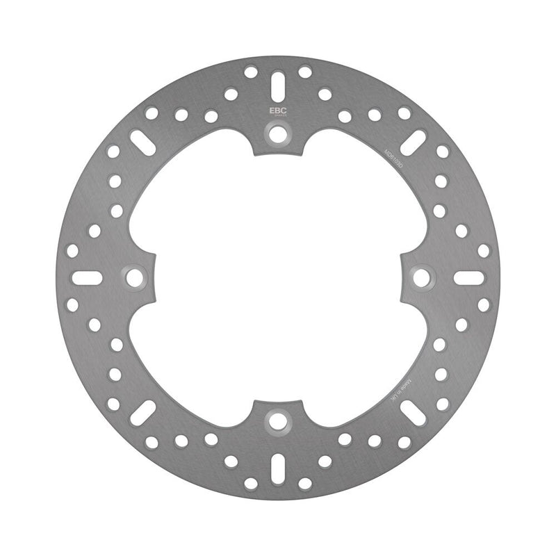 EBC Round D-Series Fixed Offroad Brake Rotor for 1990-2003 HONDA D Series Silver Stainless Steel Rear One Piece (Fixed) Zinc