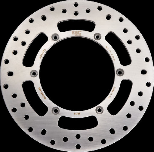 EBC Brake Rotor for 1999-2009 SUZUKI D Series Silver Rear One Piece (Fixed) Stainless Steel Zinc