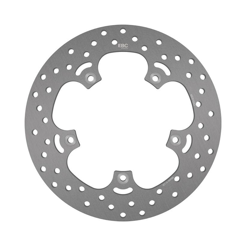 EBC Round D-Series Scooter Brake Rotor for 2004-2017 YAMAHA Scooter Series Silver Stainless Steel Front One Piece (Fixed) Zinc