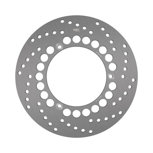 EBC Round D-Series Scooter Brake Rotor for 2004-2020 YAMAHA YP 400 Scooter Series Silver Stainless Steel Rear One Piece (Fixed) Zinc