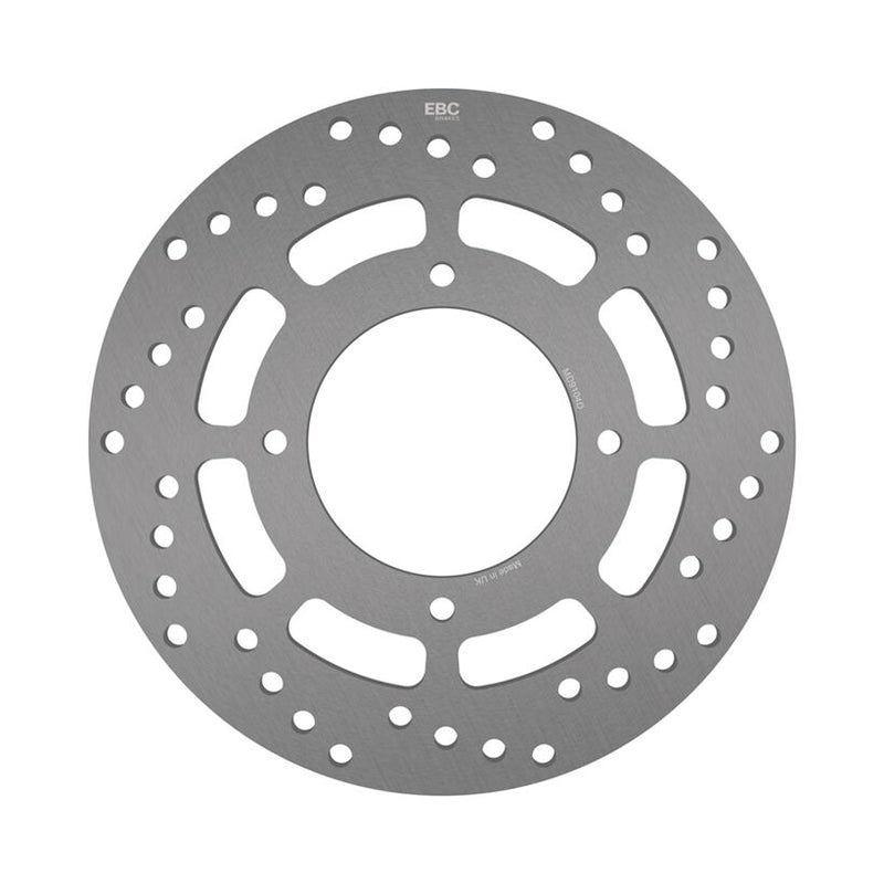 EBC Round D-Series Scooter Brake Rotor for 2003-2016 YAMAHA Scooter Series Silver Stainless Steel Rear One Piece (Fixed) Zinc