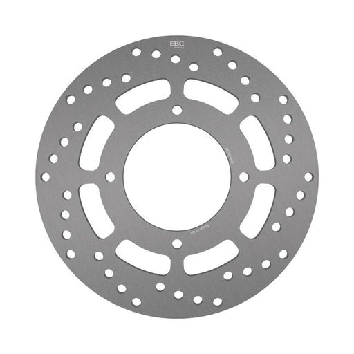 EBC Round D-Series Scooter Brake Rotor for 2003-2016 YAMAHA Scooter Series Silver Stainless Steel Rear One Piece (Fixed) Zinc