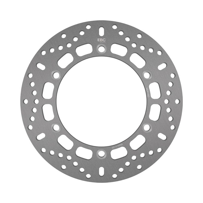 EBC Round D-Series Scooter Brake Rotor for 2007-2025 HONDA Scooter Series Silver Stainless Steel Front One Piece (Fixed) Zinc