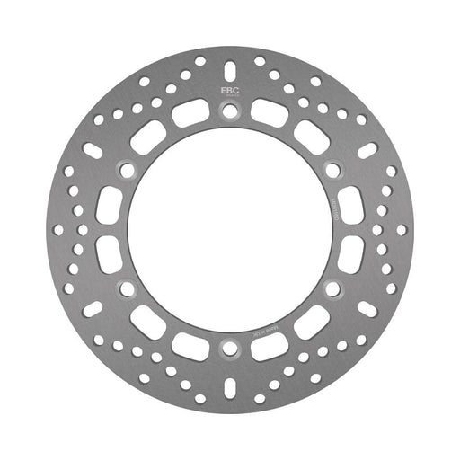 EBC Round D-Series Scooter Brake Rotor for 2007-2025 HONDA Scooter Series Silver Stainless Steel Front One Piece (Fixed) Zinc