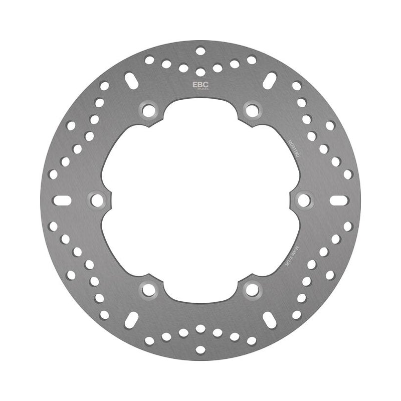 EBC Round D-Series Scooter Brake Rotor for 2007-2022 HONDA Scooter Series Silver Stainless Steel Rear One Piece (Fixed) Zinc