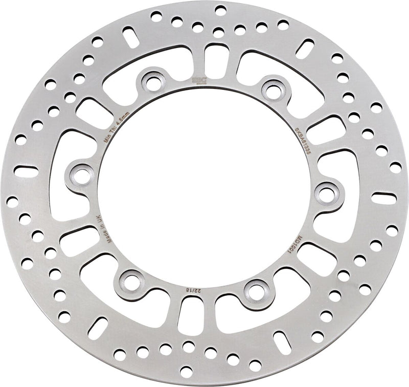 EBC MD Series Pro-Lite Brake Rotor for 1982, 1984-2000 HONDA Pro-Lite Series Silver Front Rear One Piece (Fixed) Stainless Steel