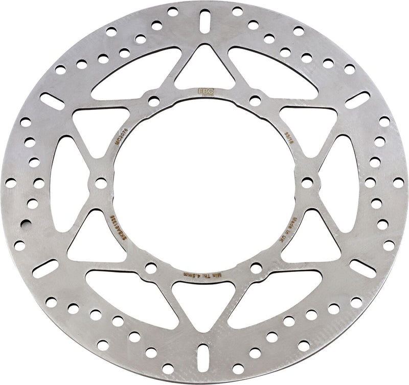 EBC MD Series Pro-Lite Brake Rotor for 1995-2007, 2014-2018 YAMAHA Pro-Lite Series Silver Front One Piece (Fixed) Stainless Steel