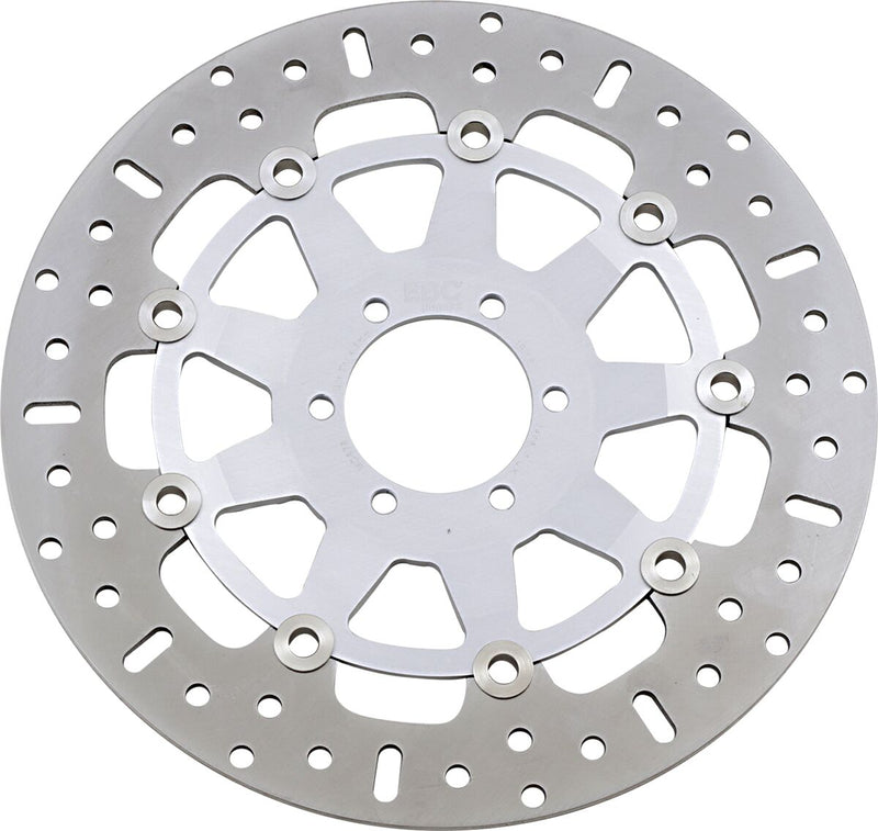EBC Brake Rotor for Victory for 2003-2017 VICTORY Pro-Lite Series Silver Front Front Left Two Piece (Floating) Stainless Steel