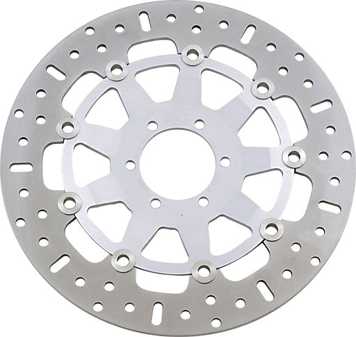 EBC Brake Rotor for Victory for 2003-2017 VICTORY Pro-Lite Series Silver Front Front Left Two Piece (Floating) Stainless Steel