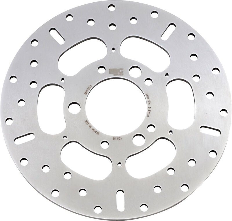 EBC MD Series Pro-Lite Brake Rotor for 2008-2012 CAN AM (BRP) SPYDER 990 Pro-Lite Series Silver Rear One Piece (Fixed) Stainless Steel