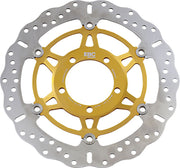 EBC Pro-Lite XC Contour Brake Rotor for 2006-2012 TRIUMPH XC Series Gold Silver Front Two Piece (Floating) Stainless Steel
