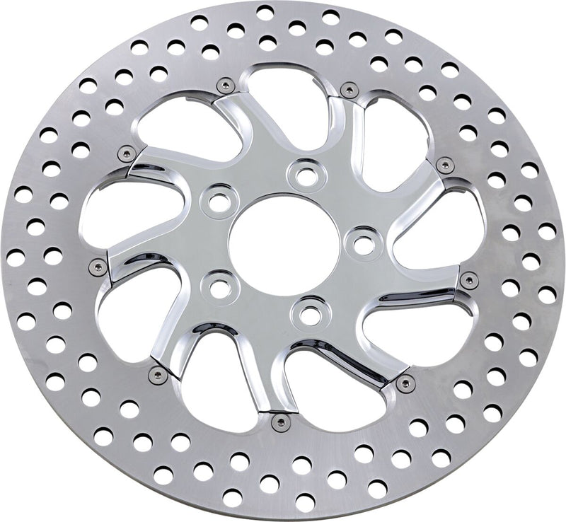 Two-Piece Brake Rotor Dyna,
Softail,
Classic,
Sportster,
Touring