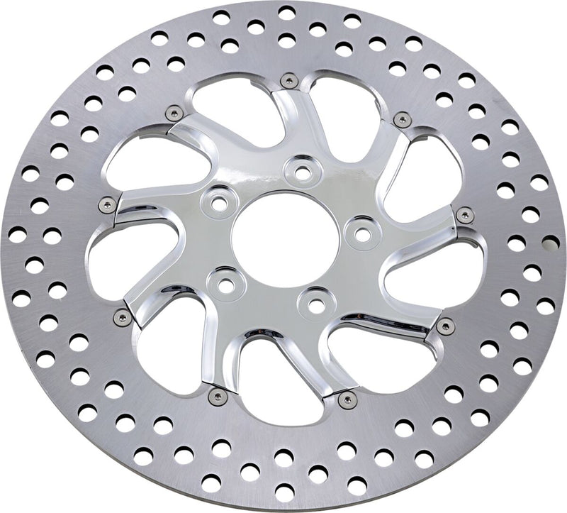 Two-Piece Brake Rotor Dyna,
Softail,
Revolution,
Sportster,
Touring,
Trike