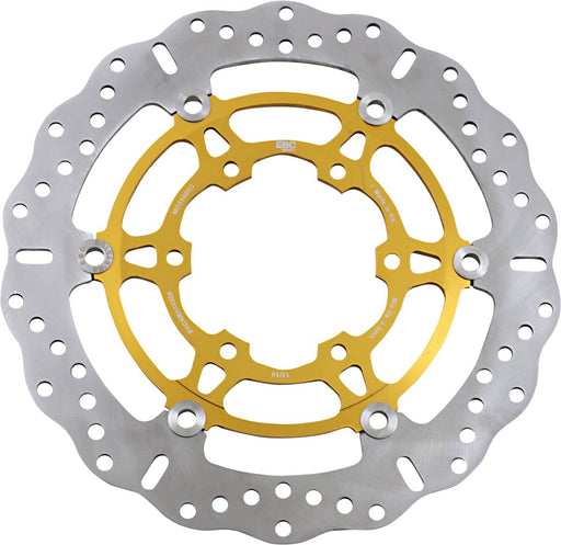 EBC Pro-Lite XC Contour Brake Rotor for 2008-2026 SUZUKI XC Series Gold Silver Front Two Piece (Floating) Stainless Steel
