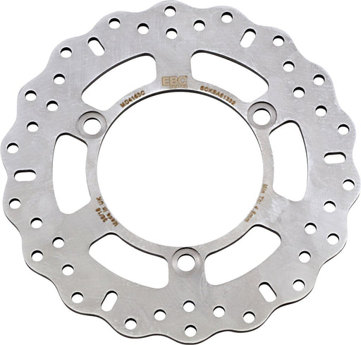 EBC MD Series Pro-Lite Contour Brake Rotor for 2008-2016, 2019-2020 KAWASAKI Pro-Lite Series Polished Rear One Piece (Fixed) Billet Steel