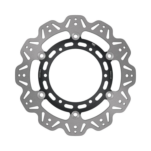 EBC VR Series Vee-Rotor™ for 1995-2016 YAMAHA Vee Series Brake Rotor Black Stainless Steel Front Two Piece (Floating)