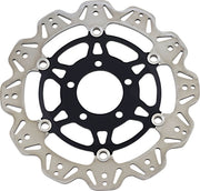 EBC VR Series Vee-Rotor™ for 2003-2005 SUZUKI GSX-R Vee Series Brake Rotor Black Stainless Steel Front Two Piece (Floating)