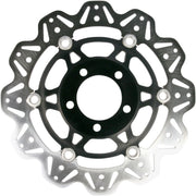 EBC VR Series Vee-Rotor™ for 2003-2005 SUZUKI GSX-R Vee Series Brake Rotor Black Stainless Steel Front Two Piece (Floating) Each