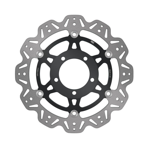 EBC VR Series Vee-Rotor™ for 2006-2025 KAWASAKI Vee Series Brake Rotor Black Stainless Steel Front Two Piece (Floating)