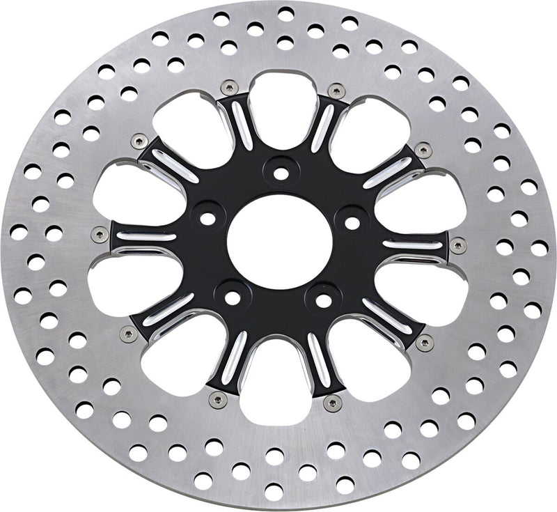 Two-Piece Brake Rotor Dyna,
Softail,
Revolution,
Sportster,
Touring,
Trike