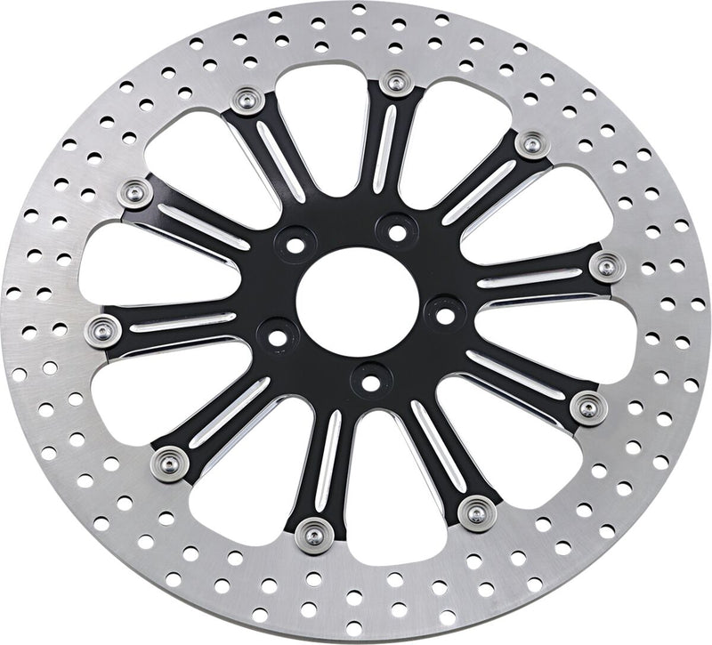 Two-Piece Brake Rotor Dyna,
Softail,
Classic,
Revolution,
Sportster,
Touring,
Trike