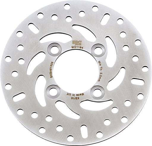 EBC MD Series Pro-Lite Brake Rotor for 2013-2022 HONDA Pro-Lite Series Silver Rear One Piece (Fixed) Stainless Steel