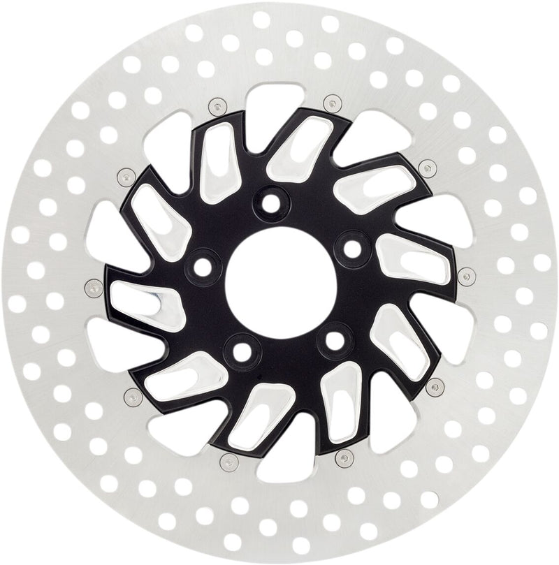 Two-Piece Brake Rotor Dyna,
Softail,
Revolution,
Sportster,
Touring,
Trike
