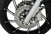 Two-Piece Brake Rotor Dyna,
Softail,
Revolution,
Sportster,
Touring,
Trike
