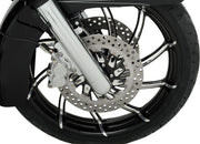 Two-Piece Brake Rotor Dyna,
Softail,
Revolution,
Sportster,
Touring,
Trike