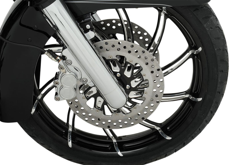 Two-Piece Brake Rotor Dyna,
Softail,
Revolution,
Sportster,
Touring,
Trike