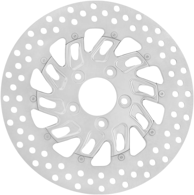 Two-Piece Brake Rotor Dyna,
Softail,
Revolution,
Sportster,
Touring,
Trike