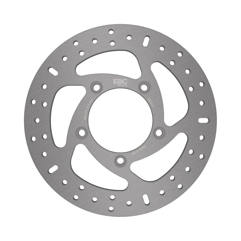 EBC Round HPSR solid brake rotor for 2006-2017 Harley-Davidson HPSR Series Gold Stainless Steel Rear Rear Left One Piece (Fixed) Zinc