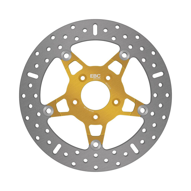 EBC X-Series Brake Rotor for 2008-2013 Harley-Davidson XR 1200 X Series Gold Stainless Steel Front Two Piece (Floating)